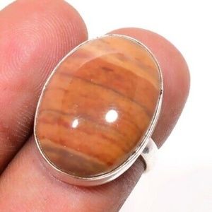 Jasper Gemstone Ring